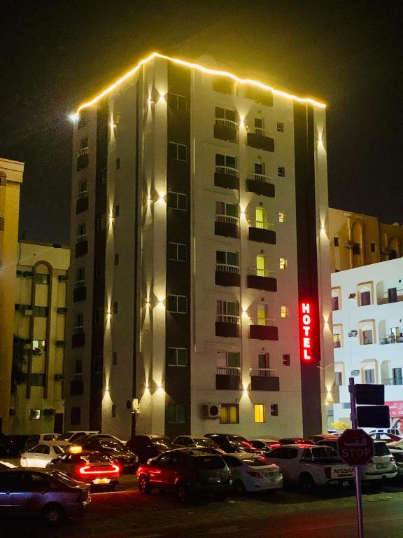 Budova, kde se aparthotel nachází