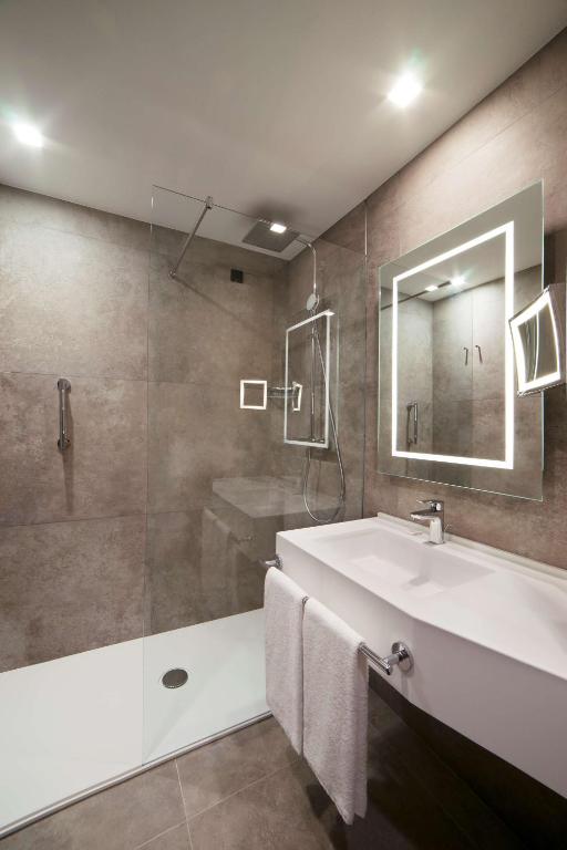 Koupelna v ubytování Radisson Blu GHR Rome