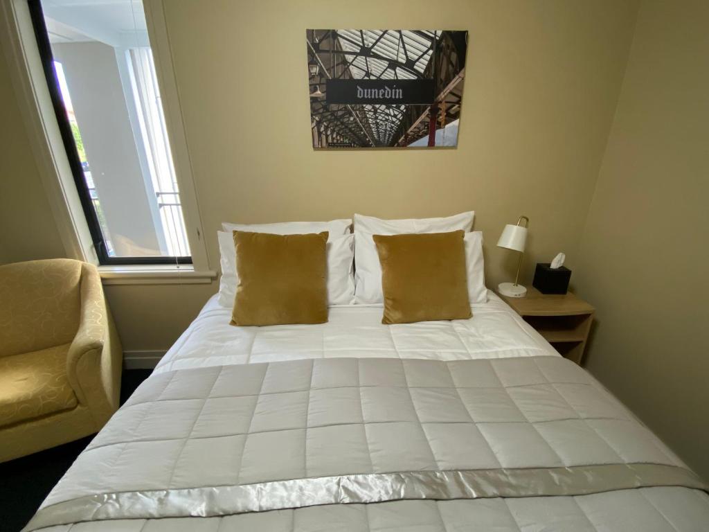 Postel nebo postele na pokoji v ubytování Motel On York