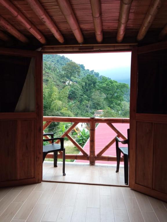 Μπαλκόνι ή βεράντα στο Villa Ester Hostel Vereda Cay