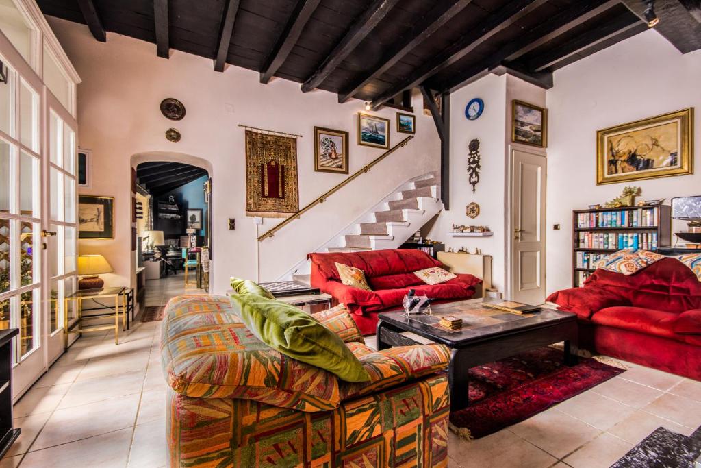 Posezení v ubytování Iokasti House Ipsos Corfu