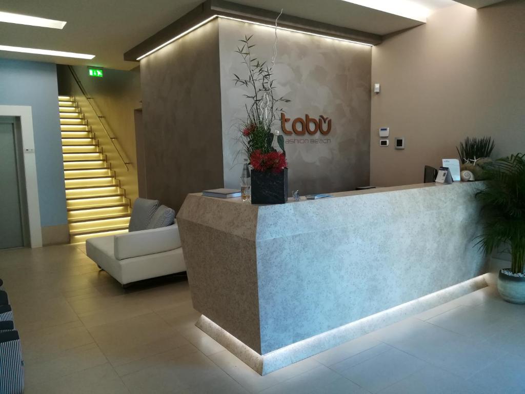 Vstupní hala nebo recepce v ubytování Tabù Hotel