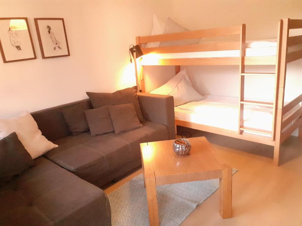 Posezení v ubytování Apartmenthaus AMELIE