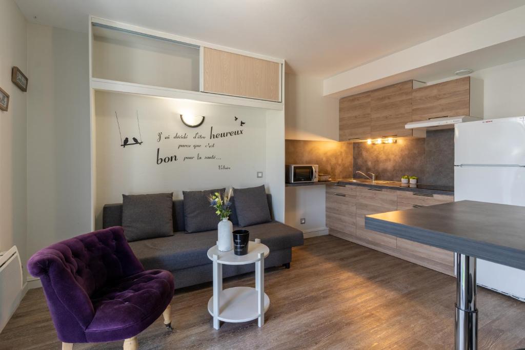 Residence Les Villas CROMA - 带花园的一室公寓