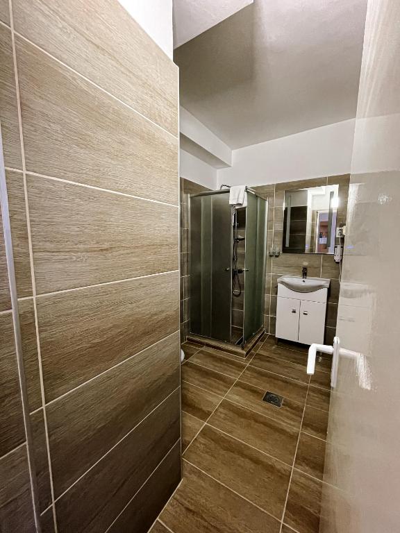 Kúpeľňa v ubytovaní Öreg-tó Hotel és Rendezvénytér