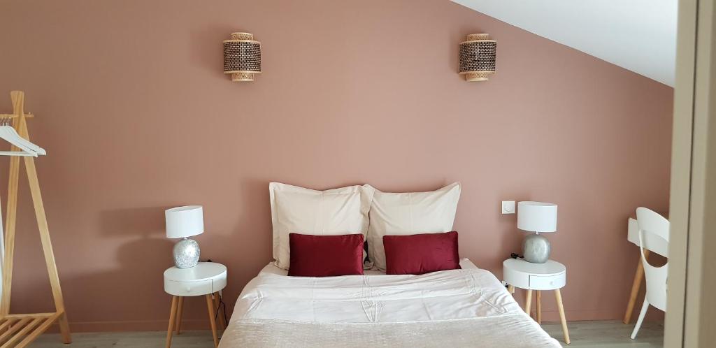 COUR LA DAME chez Béatris et Christophe Janson - Chambre Double Avec Salle De Bain Privée