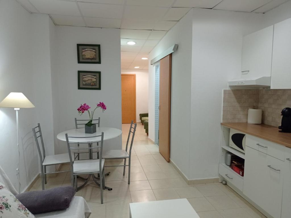 Η κουζίνα ή μικρή κουζίνα στο Estudio céntrico en Águilas