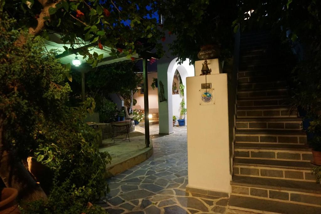 Zahrada ubytování Patmos Maria Studios