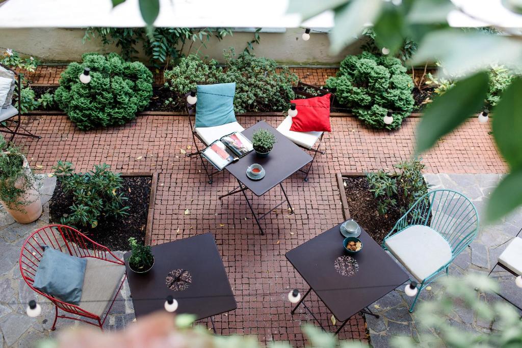 Zahrada ubytování Boutique Hotel Klarov