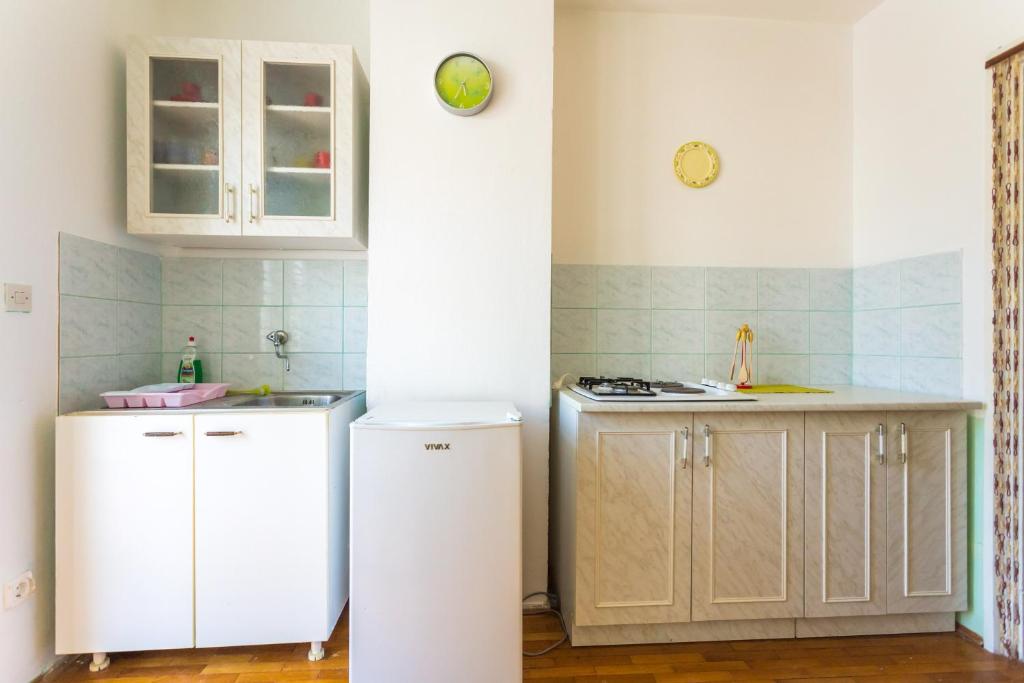 Kuchyňa alebo kuchynka v ubytovaní Apartments Sany