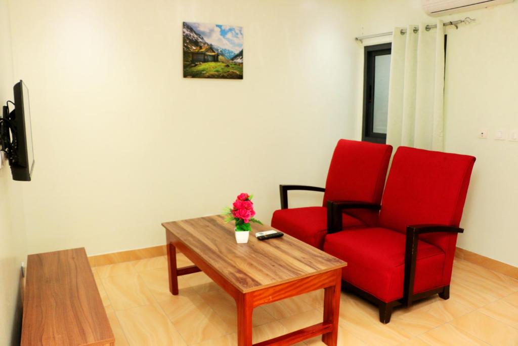 Posezení v ubytování HOTEL LAVAL