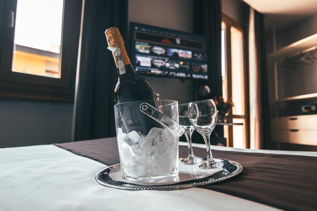 Nápoje v ubytování Hotel Orcagna