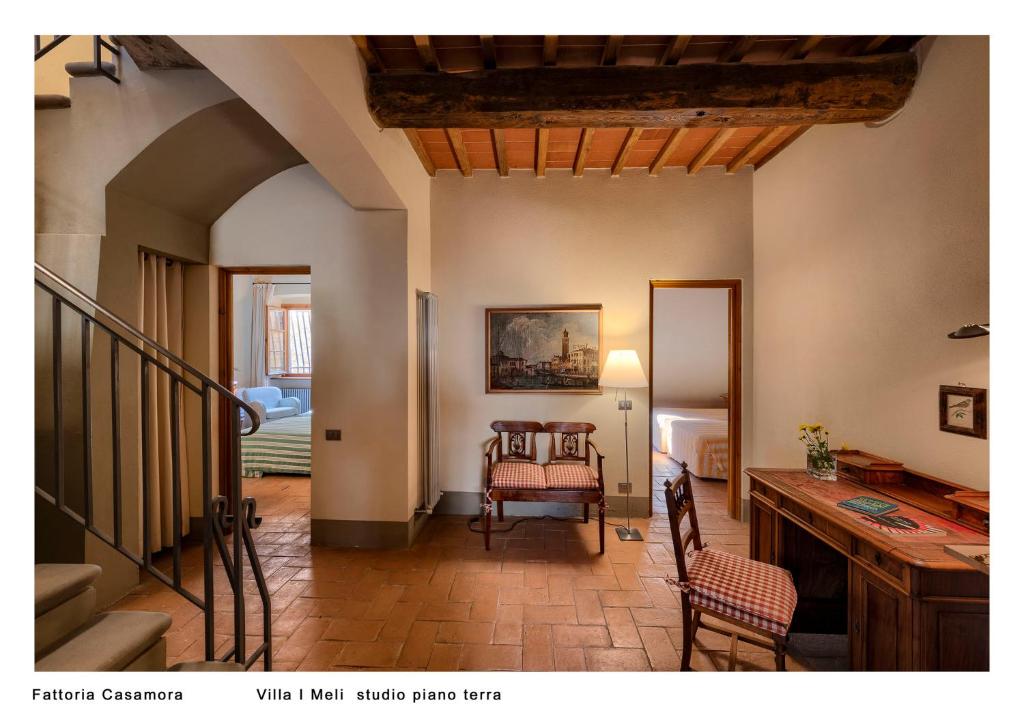 Posezení v ubytování Fattoria Casamora - Residenze