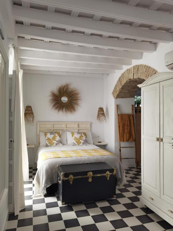 Postel nebo postele na pokoji v ubytování Casa del Sacramento - CASITA CON ENCANTO