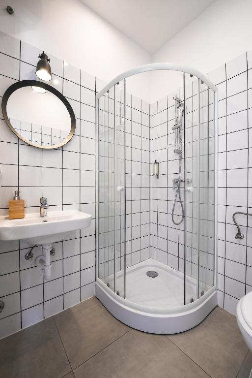 Kúpeľňa v ubytovaní Chesscom Apartments