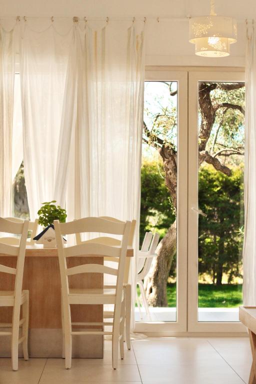 Posezení v ubytování Olive Dream Thassos Luxury Villas