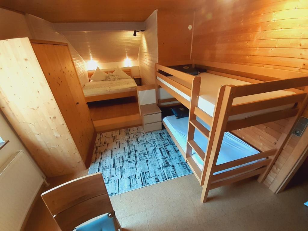 Postel nebo postele na pokoji v ubytování Apartmenthaus AMELIE