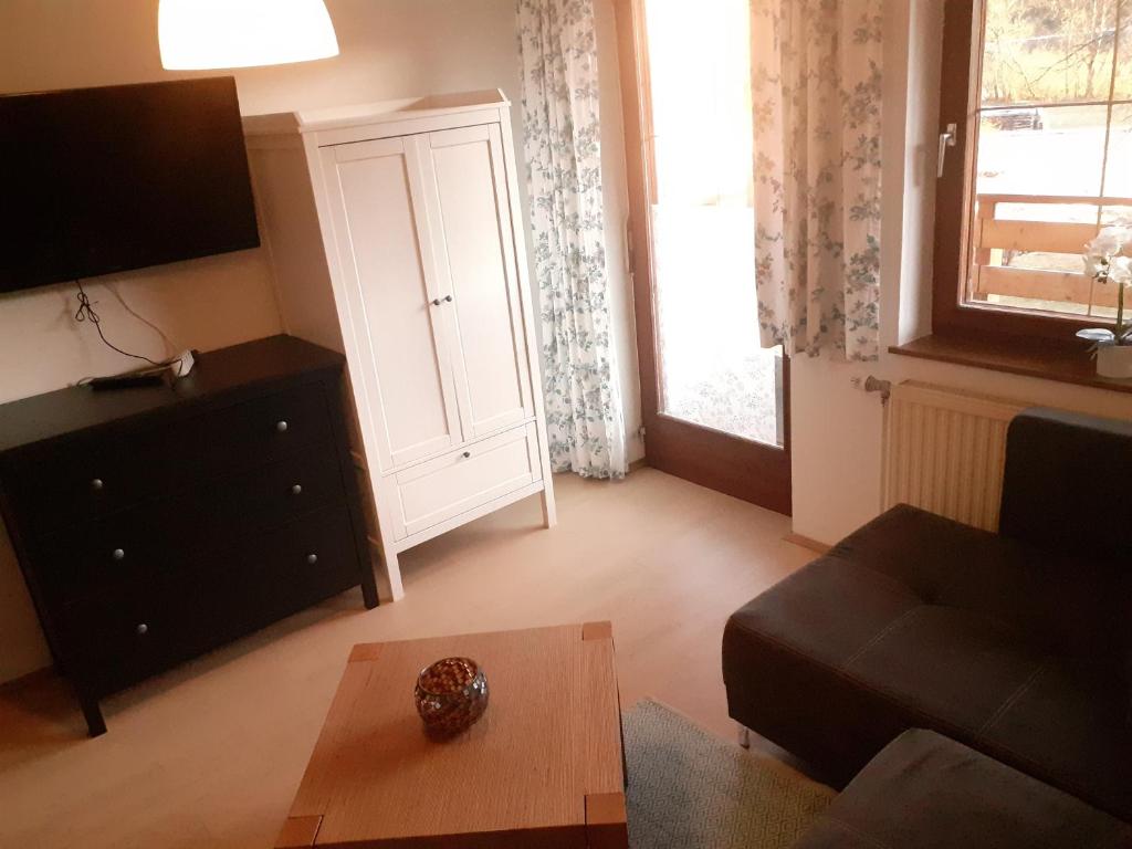 Posezení v ubytování Apartmenthaus AMELIE