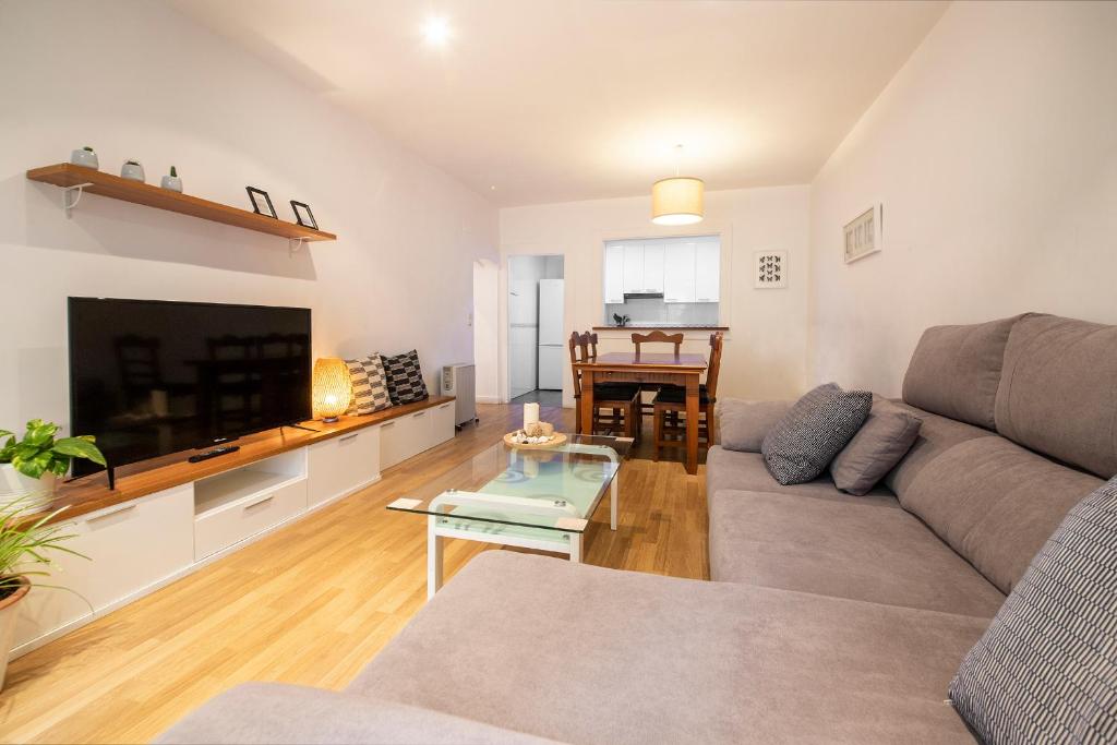 Posezení v ubytování Spacious Central Old Town Apartment