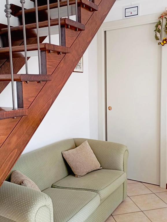 Posezení v ubytování B&B SGUARDO AL CONERO