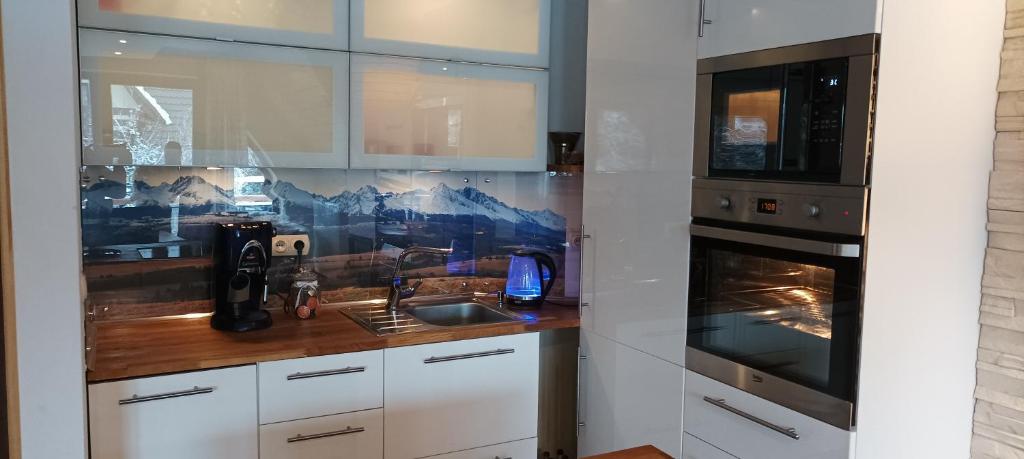Kuchyňa alebo kuchynka v ubytovaní Apartament Twój Giewont Zakopane