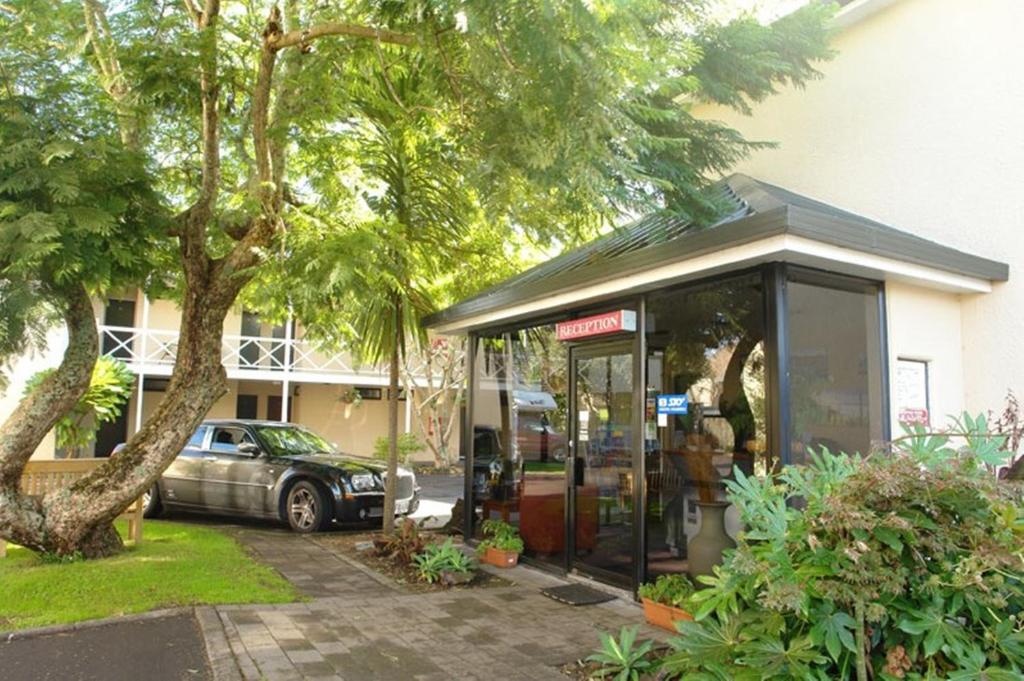 Zahrada ubytování Auckland Newmarket Motel