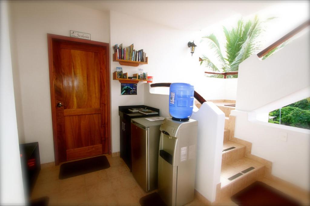 Kuchyň nebo kuchyňský kout v ubytování Hotel Galapagos Suites B&B