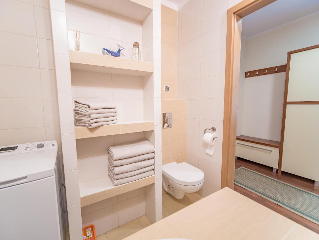 Kúpeľňa v ubytovaní Moya Bay Apartament
