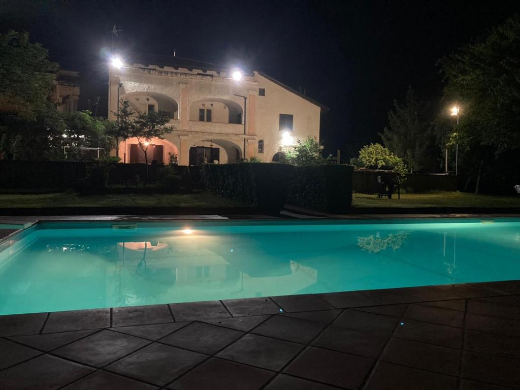 The swimming pool at or close to Masseria Le Zavattole