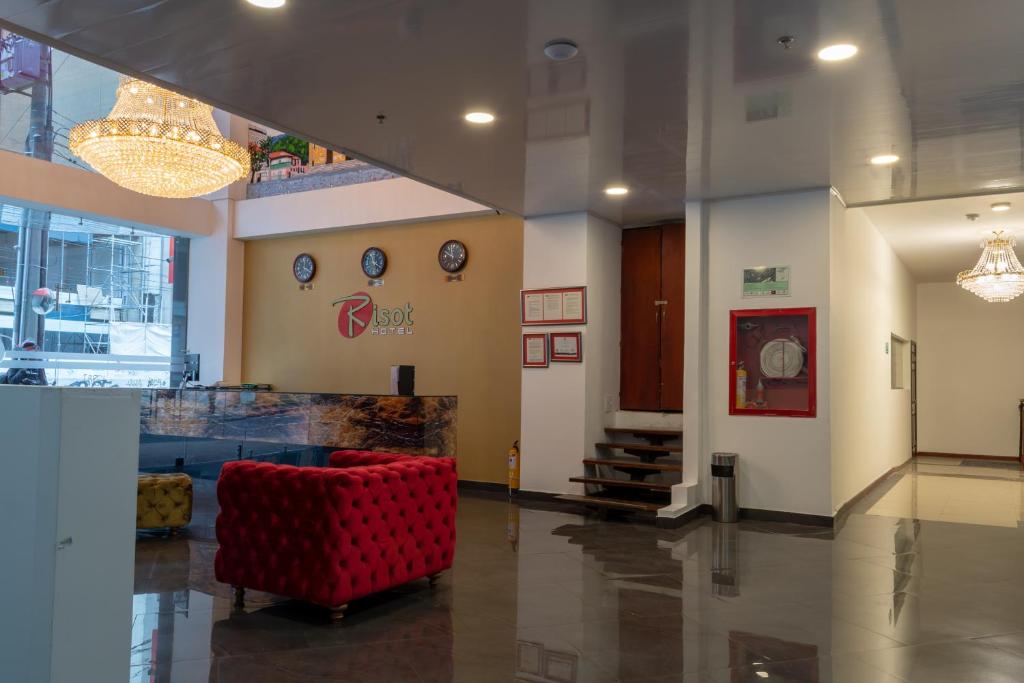 Posezení v ubytování Hotel Risot