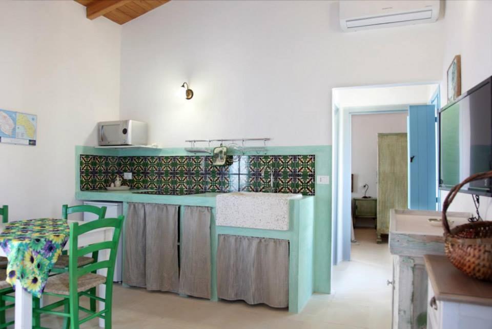 A kitchen or kitchenette at Dimora Da Tito - La Corte dei Colori