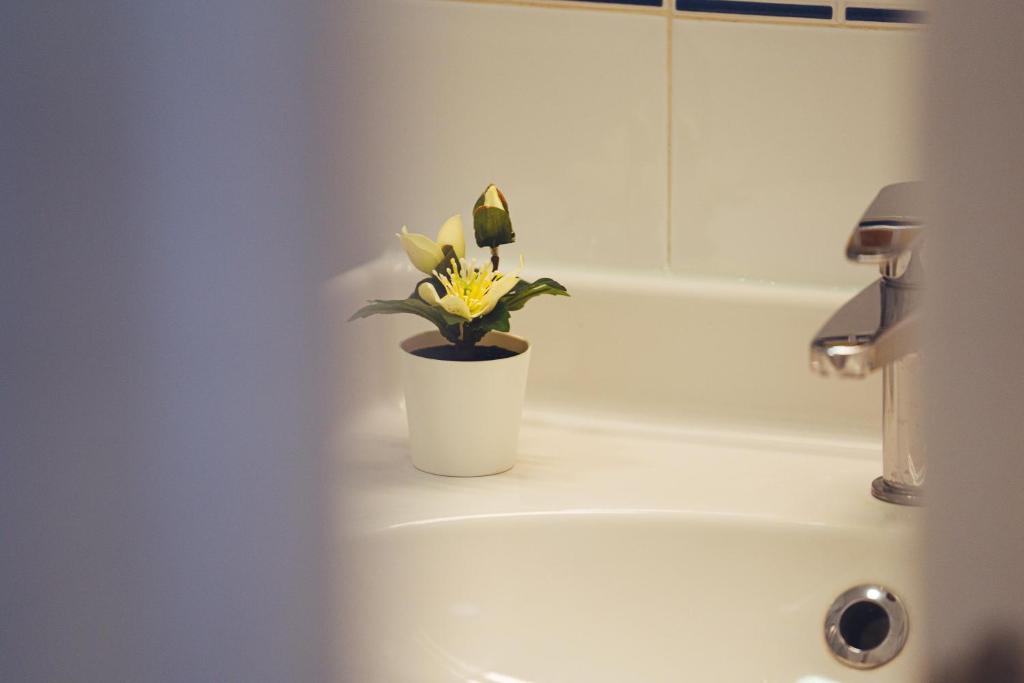 A bathroom at Blue Coast