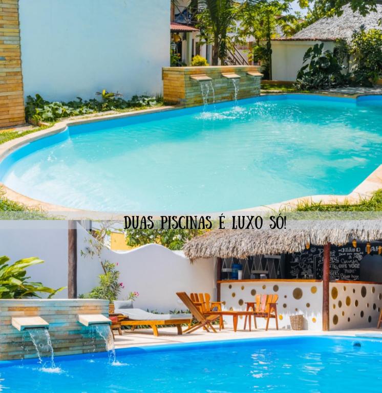 A piscina localizada em Pousada Villa Caju ou nos arredores