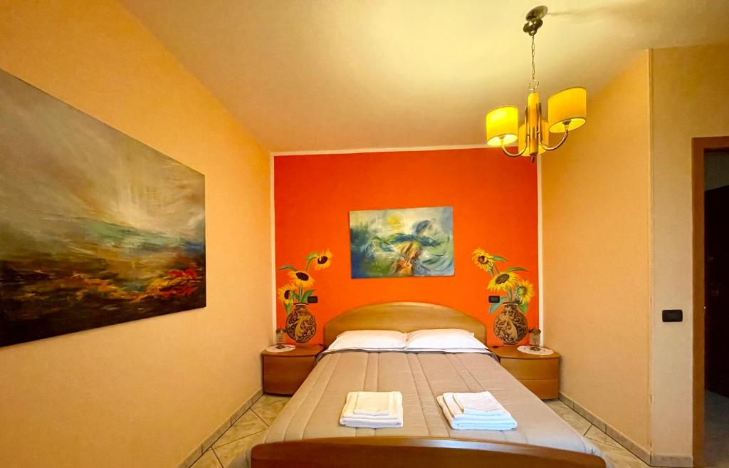 Posteľ alebo postele v izbe v ubytovaní B&B Villa Ciccone