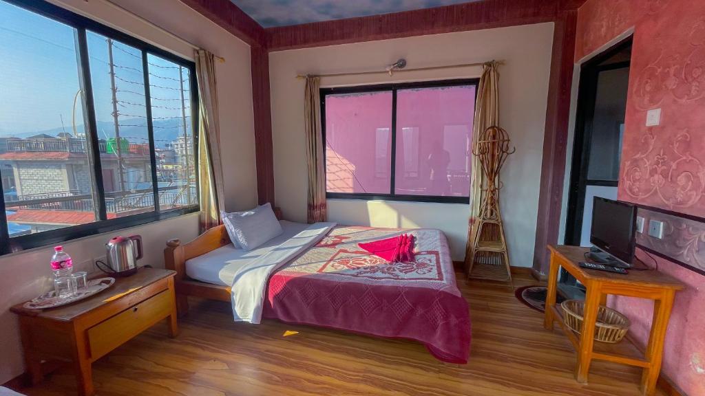 Ліжко або ліжка в номері Hotel Hakoniwa
