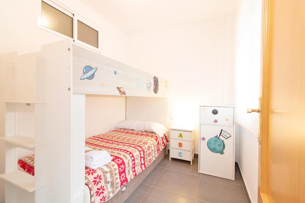 Posteľ alebo postele v izbe v ubytovaní Global Properties, Apartamento 2 dormitorios en Canet d'en Berenguer
