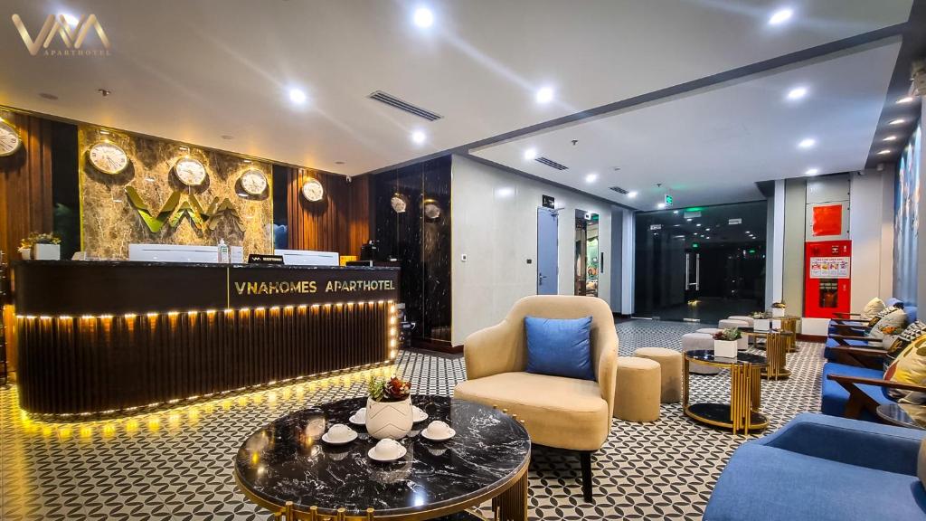Posezení v ubytování VNAHOMES APARTHOTEL