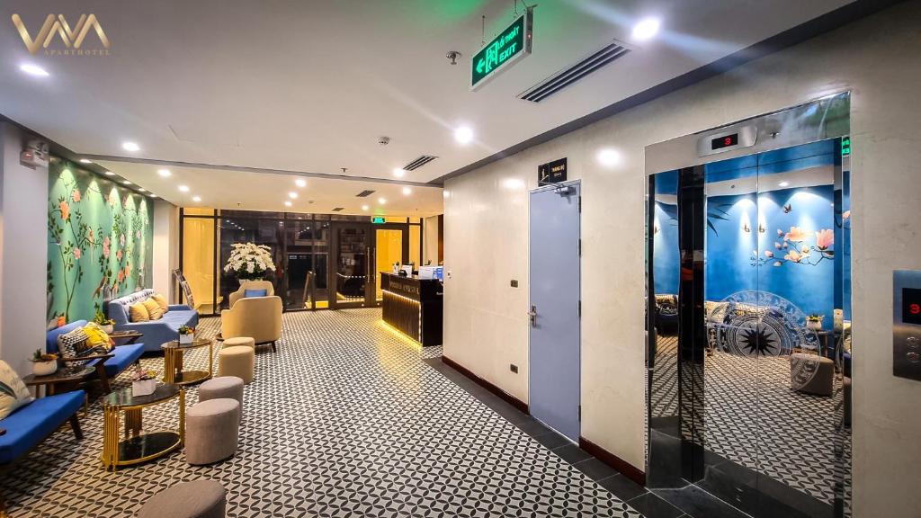 Posezení v ubytování VNAHOMES APARTHOTEL