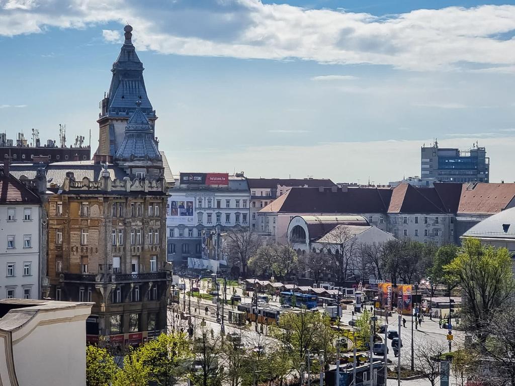 Výhľad na mesto Budapešť alebo výhľad na mesto priamo z apartmánu