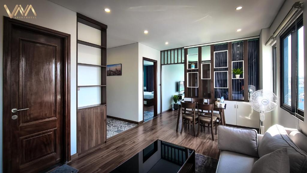Posezení v ubytování VNAHOMES APARTHOTEL