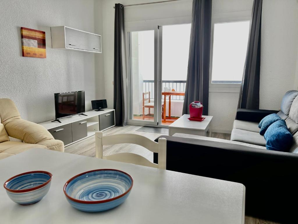Posezení v ubytování Apartamento royal marine en empuriabrava