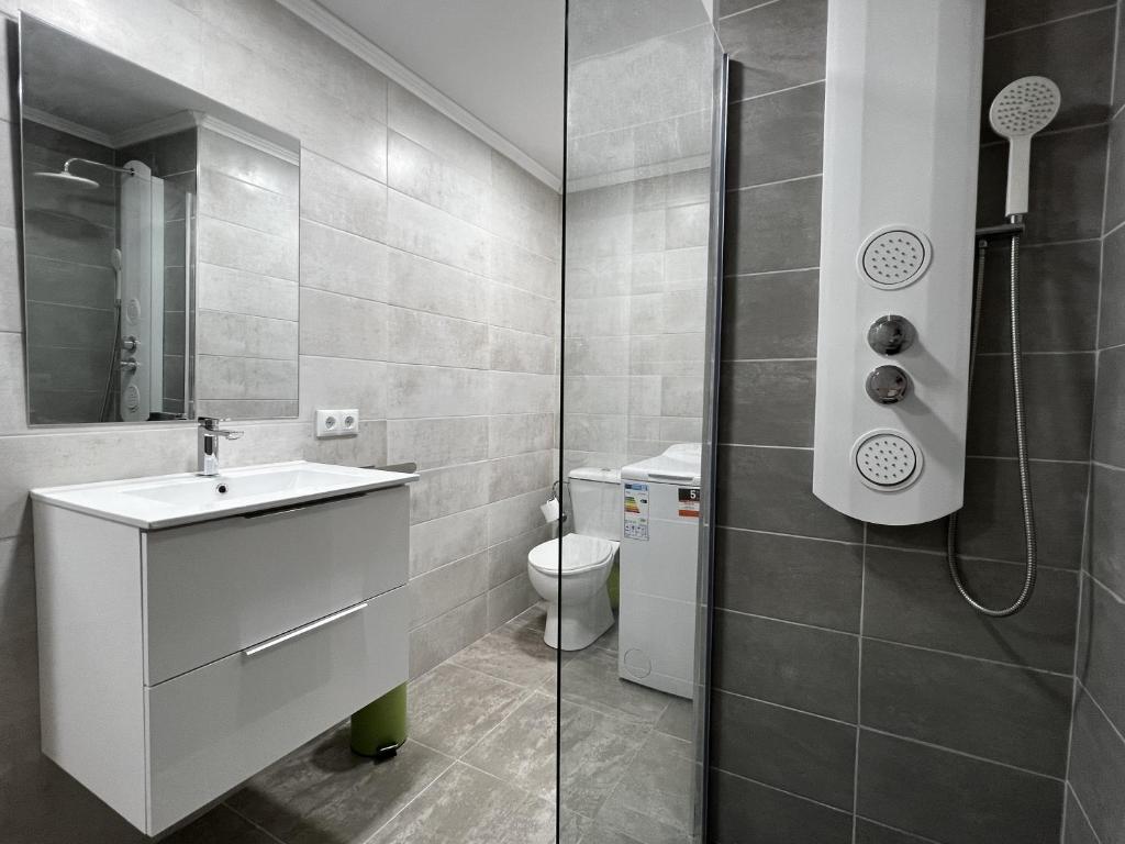 Koupelna v ubytování Apartamento royal marine en empuriabrava