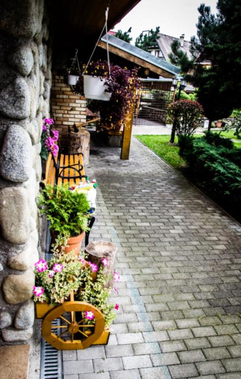 Zahrada ubytování Family House - Apartmany Zuzana