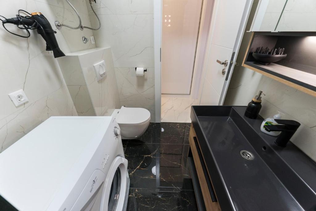 Koupelna v ubytování LUXURY APARTMENT ZADAR OLD CITy