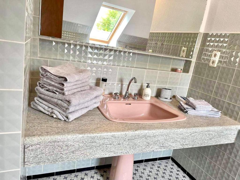 Koupelna v ubytování Natur Hof Fehmarn