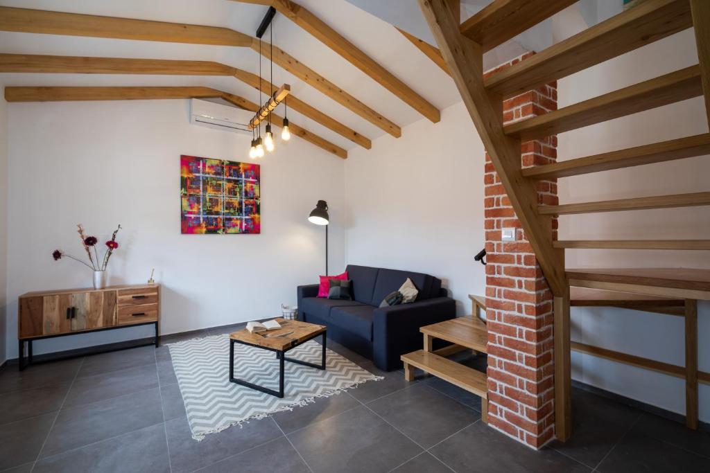 Posezení v ubytování Komun Apartments