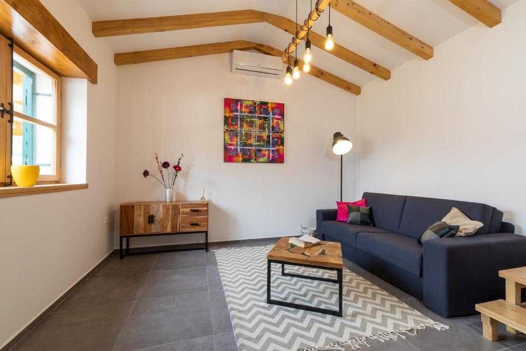 Posezení v ubytování Komun Apartments