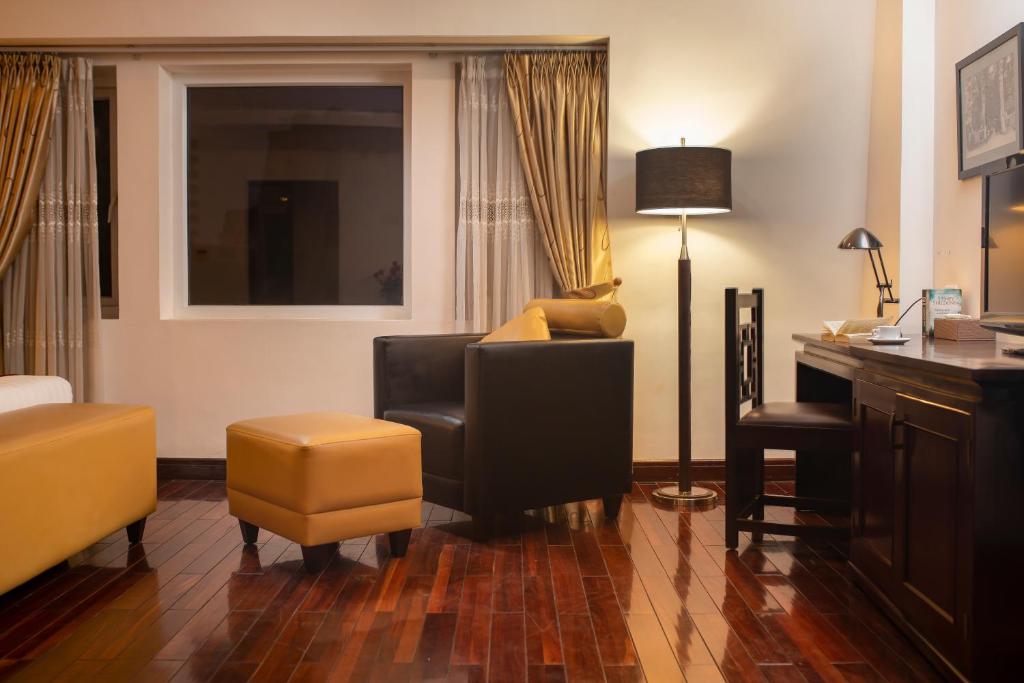 Posezení v ubytování TK123 Hanoi Hotel