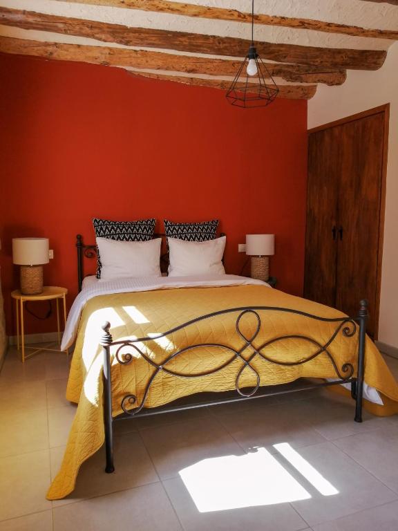 Postel nebo postele na pokoji v ubytování Mas de Pau - Boutique Apartments