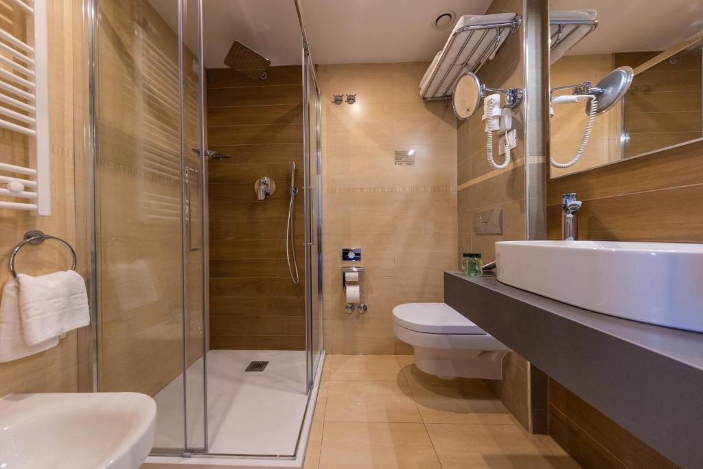Kúpeľňa v ubytovaní Grand Hotel Park